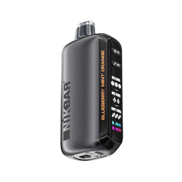 NIKBAR 40K TRIPLE CHILL BLUEBERRY MINT ORANGE- - 40000 PUFFS