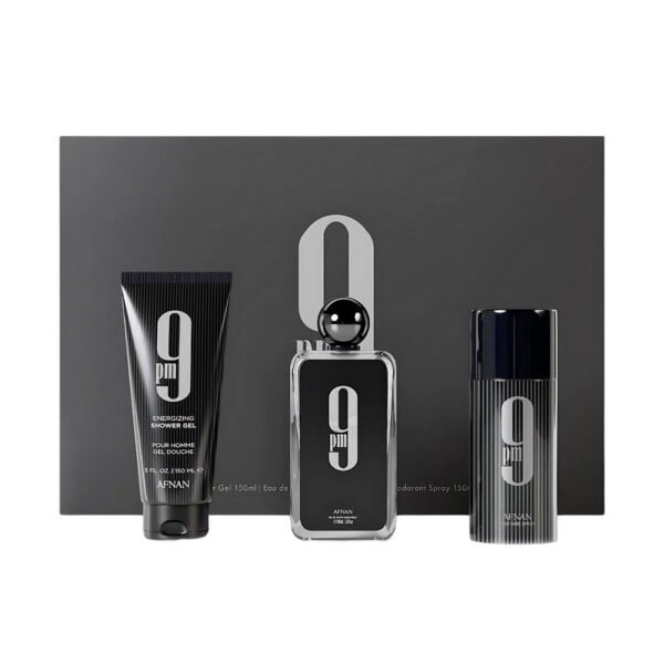 AFNAN 9PM BLACK MEN KIT 3 IN 1 100ML