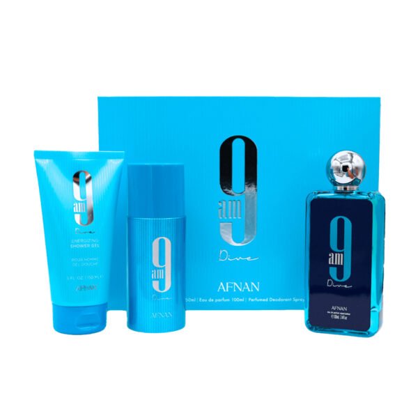 AFNAN 9AM DIVE AZUL KIT 3 IN 1 100ML