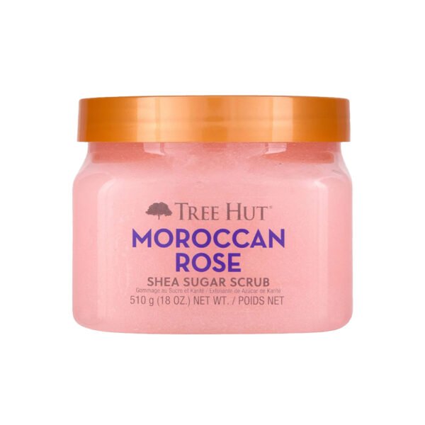 TREE HUT MOROCCAN ROSE SHEA SUGAR 510G