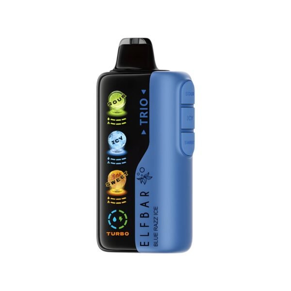 ELFBAR TRIO BLUE RAZZ ICE