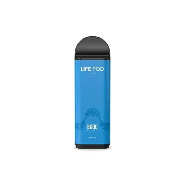 LIFE POD CARTRIDGE BLUE RAZZ ICE 8000