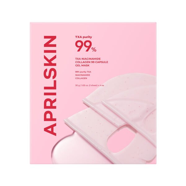 APRILSKIN TXA+Niacinamide & Collagen 99 Cap Mask 4-pack