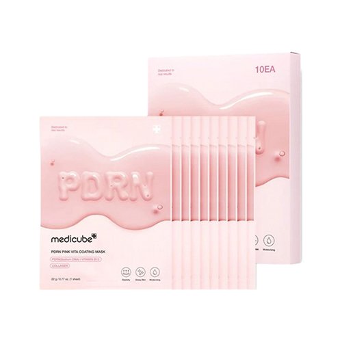 MEDICUBE MASK PDRN PINK VITA COATING 10P MEDICUBE MASK PDRN PINK VITA COATING 10P - Imagen 1