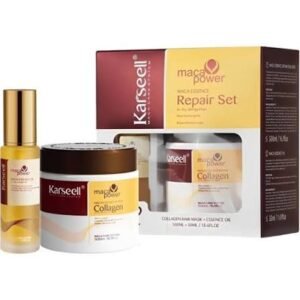 Máscara Capilar Karseell Maca Essence Repair Collagen 500ML + Óleo Capilar 50ML