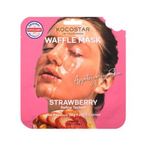 KOCOSTAR WAFFLE MASK STRAWBERRY 38G 1PAD