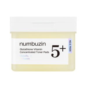 Pads Numbuzin No.5+ Glutathione Vitamin Concentrated Toner Pads de 70 unidades