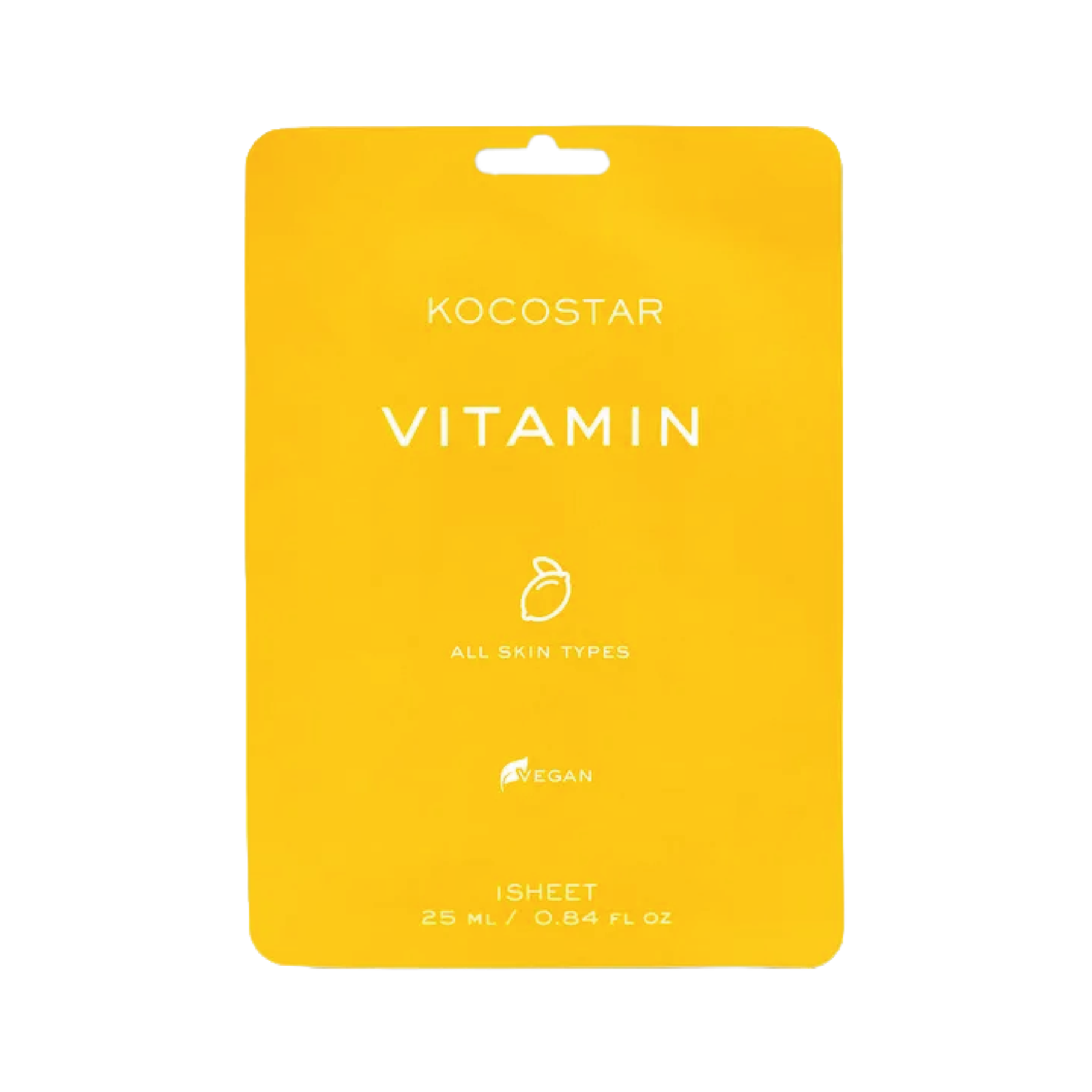KOCOSTAR 4 VEGAN MASK VITAMIN 10PAD KOCOSTAR 4 VEGAN MASK VITAMIN 10PAD