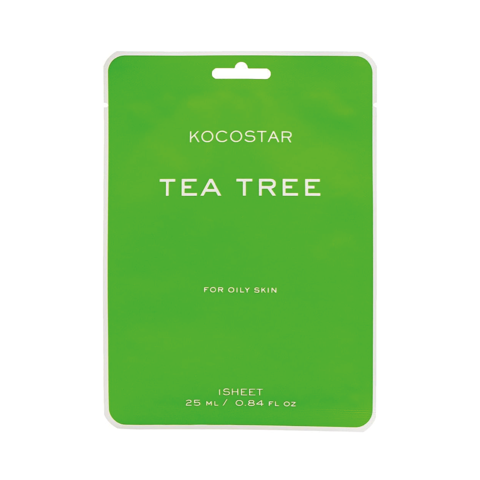 KOCOSTAR 4 VEGAN MASK TEA TREE 10PAD KOCOSTAR 4 VEGAN MASK TEA TREE 10PAD