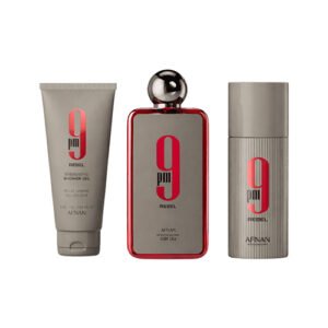 Kit Afnan 9PM Rebel Masculino 3 Peças