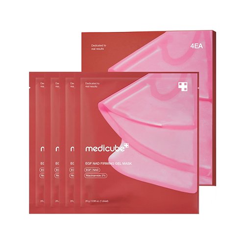 Máscaras Medicube EGF NAD Firming Gel Mask de 4 unidades Máscaras Medicube EGF NAD Firming Gel Mask de 4 unidades