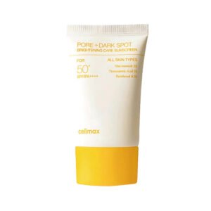 Protetor Solar Celimax Pore + Dark Spot Brightening Care Sunscreen SPF50+ PA++++ de 50mL