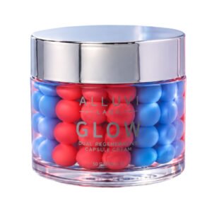Creme Facial Alluvi Labs Glow Dual Regenerative Capsule Cream PDRN + GHK-Cu com 50 Cápsulas