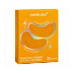 Máscara para Olhos Medicube Kojic Acid Turmeric Vita Jelly Eye Mask com 28 Pares