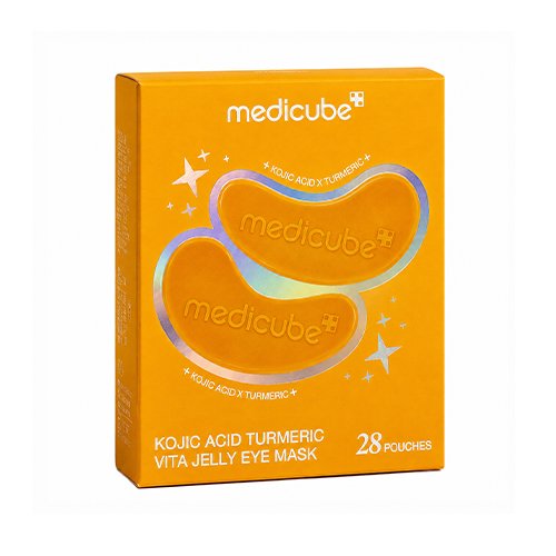 Máscara para Olhos Medicube Kojic Acid Turmeric Vita Jelly Eye Mask com 28 Pares Máscara para Olhos Medicube Kojic Acid Turmeric Vita Jelly Eye Mask com 28 Pares