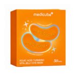 Máscara para Olhos Medicube Kojic Acid Turmeric Vita Jelly Eye Mask com 50 Pares