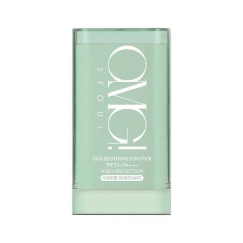 Protetor Solar Facial OMG Seoul Cica Soothing Sun Stick SPF50+ de 18g