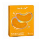 Máscara para Olhos Medicube Kojic Acid Turmeric Vita Jelly Eye Mask com 6 Pares