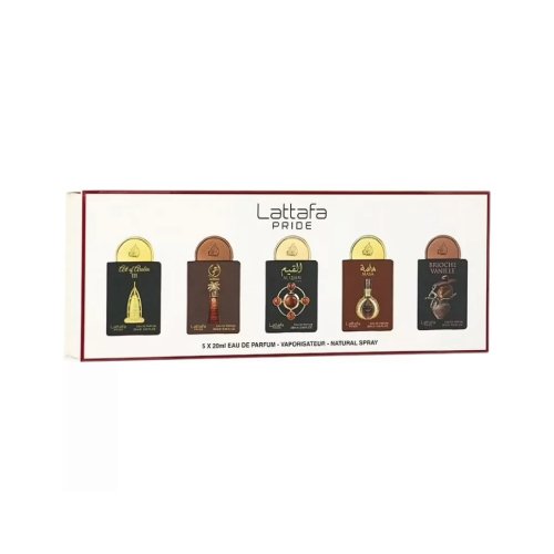 Kit Lattafa Pride Box 4 de 5 Perfumes de 20mL Unissex EDP