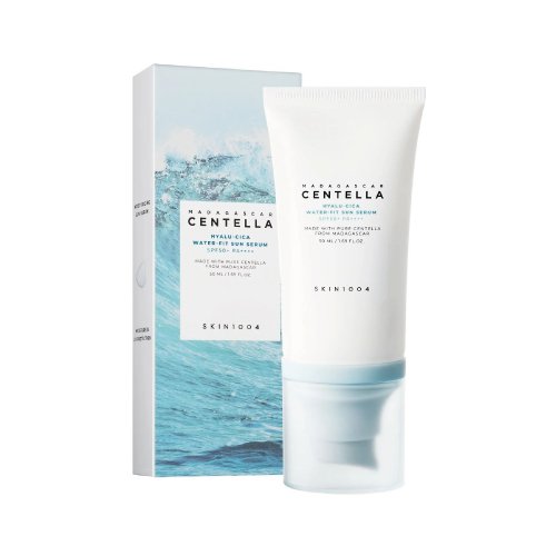 Protector Solar Facial SKIN1004 Madagascar Centella Hyalu-Cica Water-Fit Sun Serum SPF50+ PA++++ de 100mL