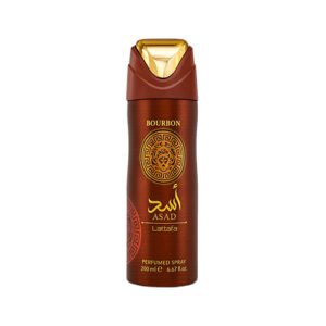 Desodorante Spray Lattafa Asad Bourbon Masculino de 200mL