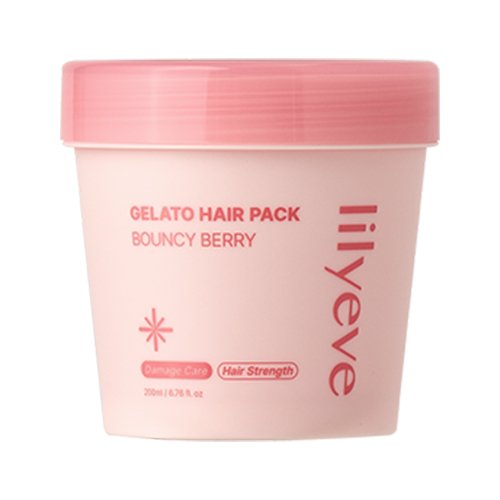 Máscara Capilar Lilyeve Repair Turn Gelato Hair Pack Bouncy Berry de 200mL