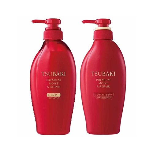 Kit Capilar Tsubaki Premium Moist & Repair Shampoo + Conditioner de 450mL