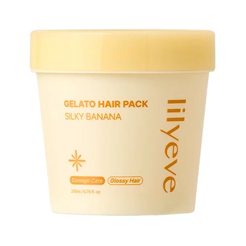 Máscara Capilar Lilyeve Repair Turn Gelato Hair Pack Silky Banana de 200mL
